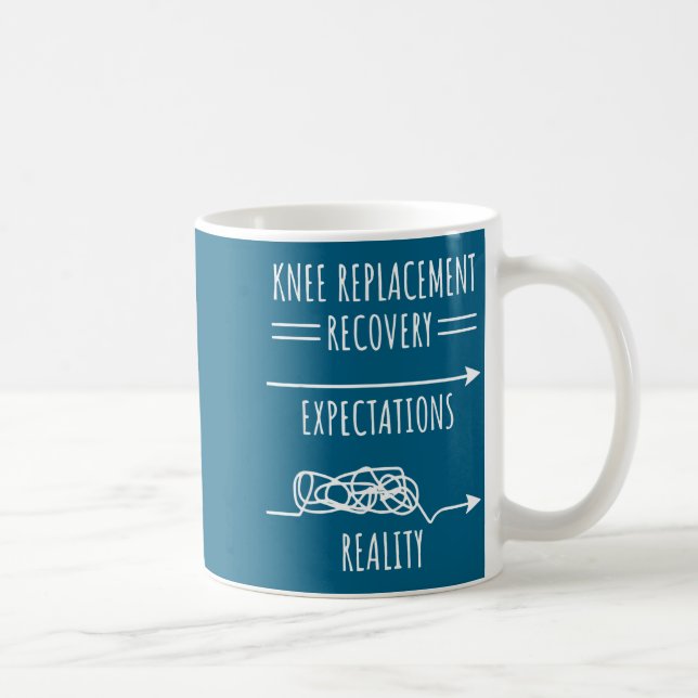Taza De Café Knee Replacement Recovery Expectations Reality Sur (Derecha)