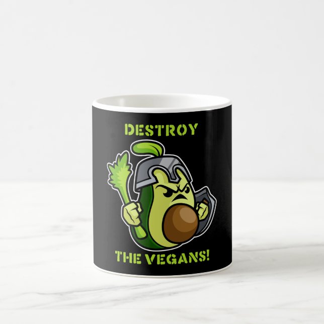 Taza De Café Knight anti-Vegan (Centro)