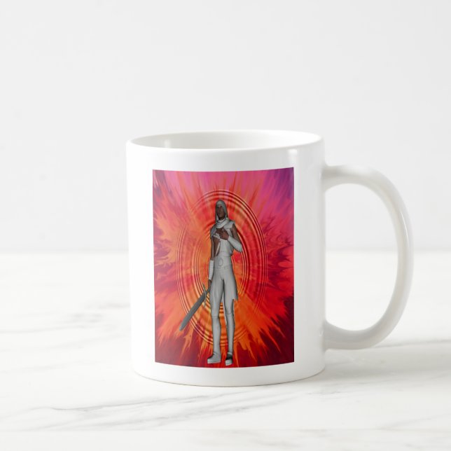 Taza De Café Knight blanco (Derecha)