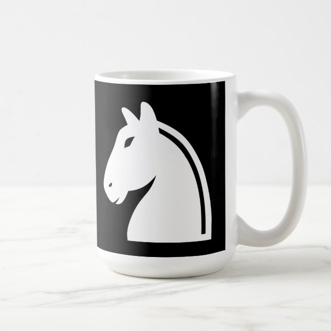 Taza De Café Knight blanco (Derecha)