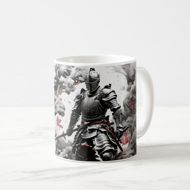 Taza De Café Knight Warrior B (Anverso derecho)