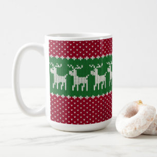 Taza De Café Knit de vacaciones No. 01