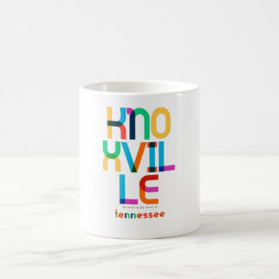 Taza De Café Knoxville Tennessee Mid Century, Pop Art