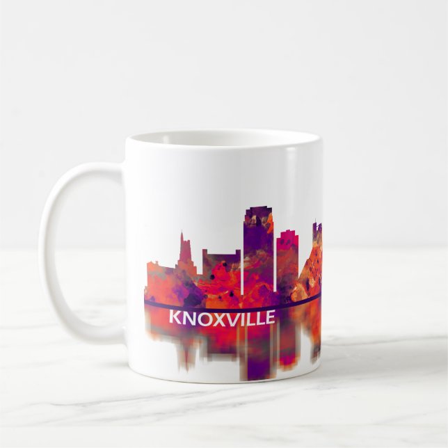 Taza De Café Knoxville Tennessee Skyline (Izquierda)
