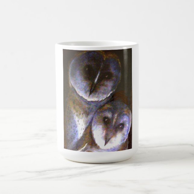 Taza De Café knp de las lechuzas comunes (Centro)