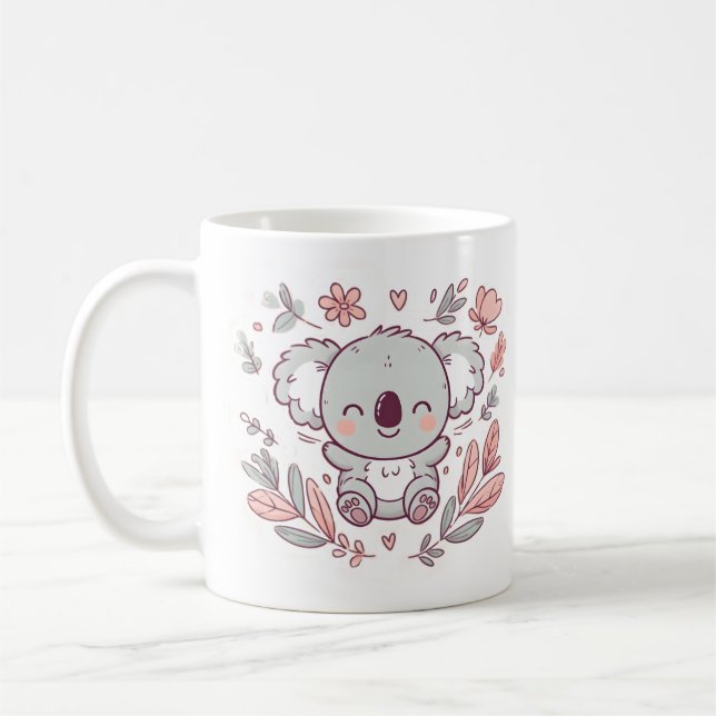 Taza De Café Koala Adorable con encanto (Izquierda)