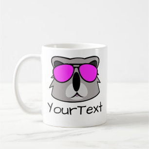 Taza De Café Koala Bear Doodle Face Coffee Mug Personalizado