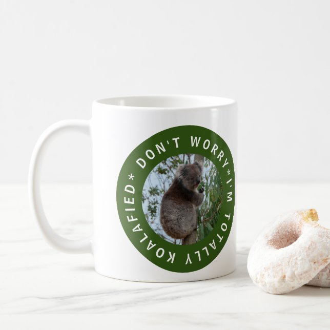 Taza De Café Koala Cute Animal Australia (Con donut)