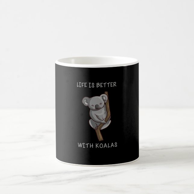 Taza De Café Koala - La Vida Es Mejor Con Koalas (Centro)