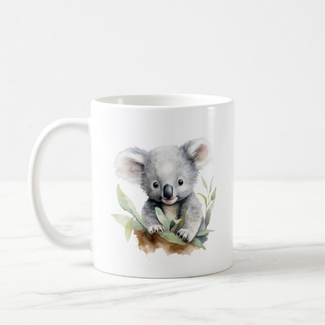 Taza De Café Koala Lover Mug - Cute Koala Mug (Izquierda)