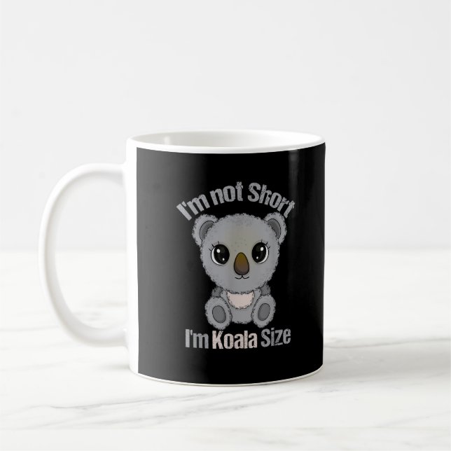 Taza De Café Koala Lover Mujeres Graciosas Cortas Koala (Izquierda)
