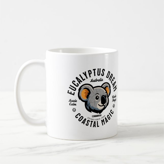 Taza De Café Koala Traum – Eucalyptus Wildnis Australien (Izquierda)