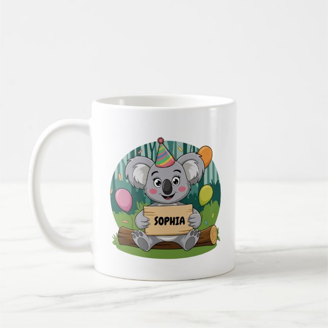 Taza De Café Koala Verjaardag Mok (Izquierda)