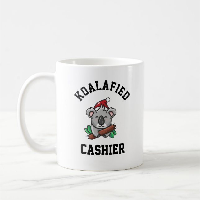Taza De Café Koalafied Cashier (Izquierda)