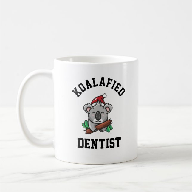 Taza De Café Koalafied Dentist (Izquierda)