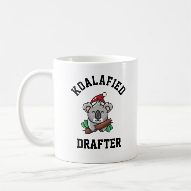 Taza De Café Koalafied Drafter (Izquierda)