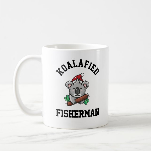 Taza De Café Koalafied Fisherman (Izquierda)