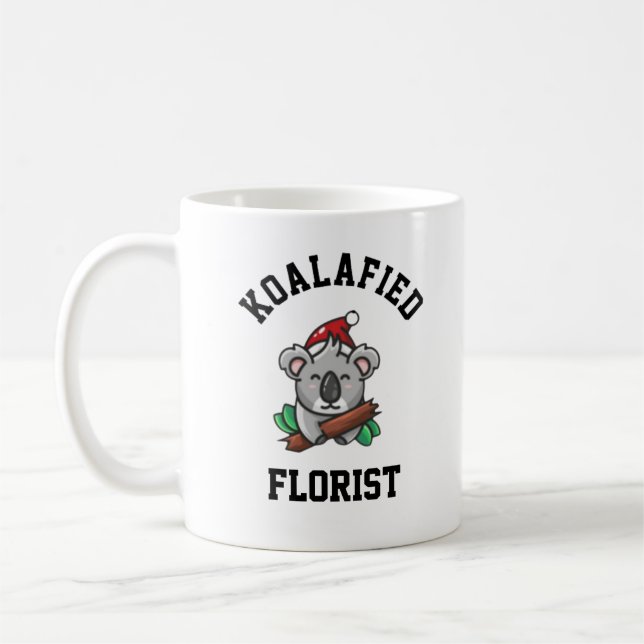 Taza De Café Koalafied Florist (Izquierda)