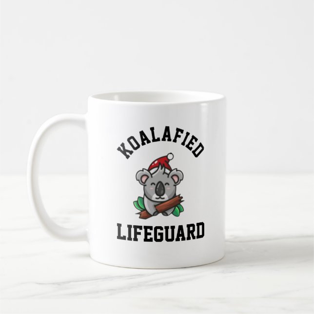 Taza De Café Koalafied Lifeguard (Izquierda)