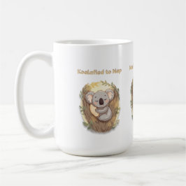 Taza De Café *"Koalafied to Nap – Cute Sleepy Koala 
