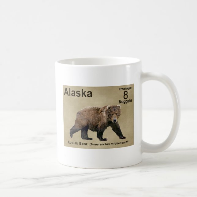 Taza De Café Kodiak Bear (Derecha)