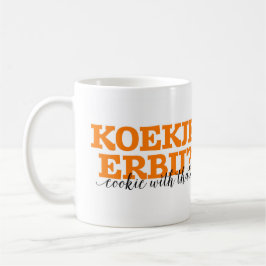 Taza De Café Koekje/vocabulario holandés de la palabra de la