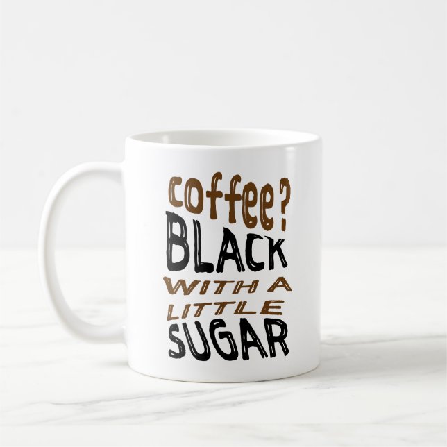 Taza De Café koffie met suiker (Izquierda)