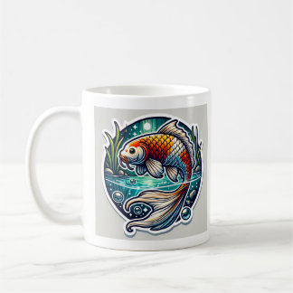 Taza De Café Koi Fish