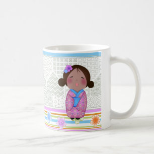 Taza De Café kokeshi sakura
