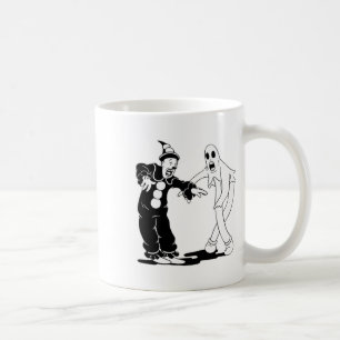 Taza De Café Koko El Payaso Y El Fantasma Bailando