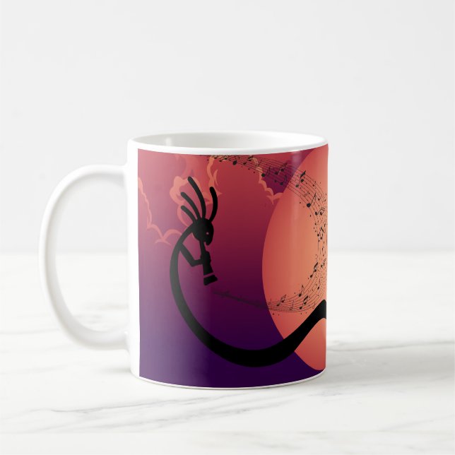 Taza De Café Kokopellis del Suroeste (Izquierda)