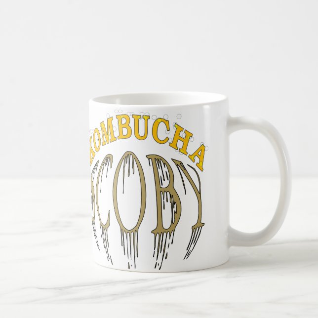 Taza De Café Kombucha Scoby (Derecha)