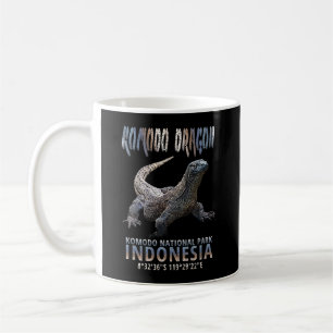 Taza De Café Komodo Dragon - El mayor lagarto del mundo.