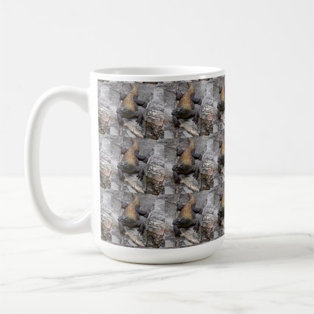 Taza De Café Komodo Dragon Full-Wrap Pattern (Izquierda)