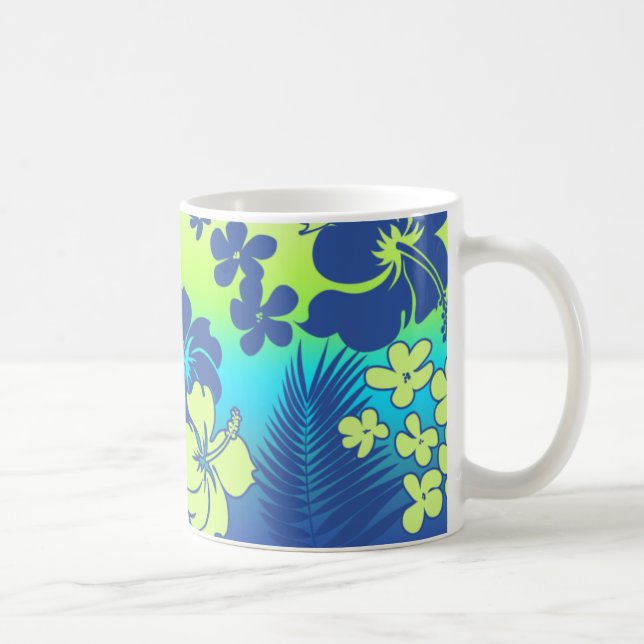 Taza De Café Kona Blend Hibisco Hawaiano (Derecha)