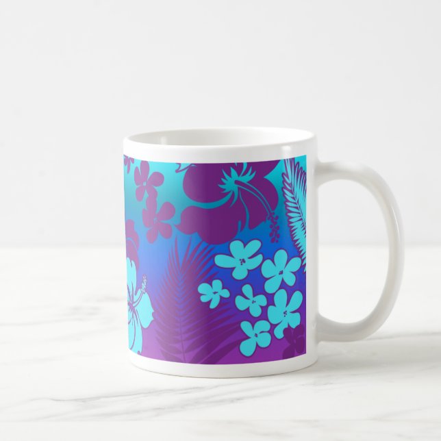 Taza De Café Kona mezcla Hibiscus hawaiano (Derecha)