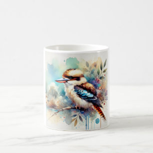 Taza De Café Kookaburra in Light 230824AREF128 - Watercolor
