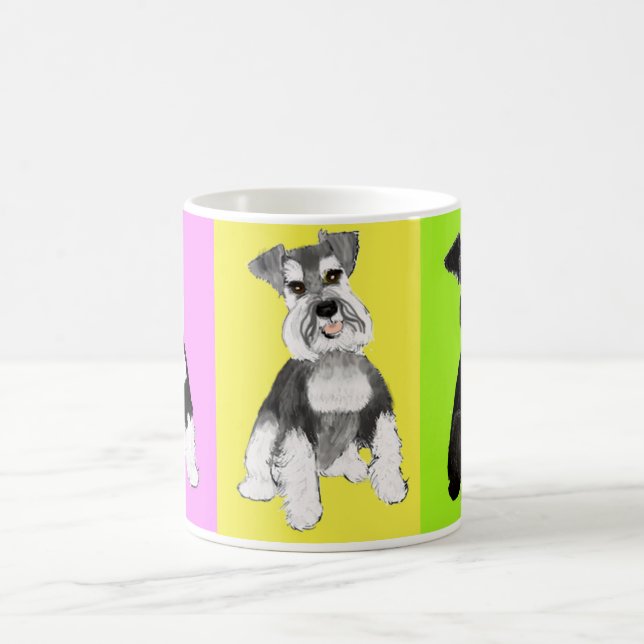 Taza de café Kookie del Schnauzer de Sookie (Centro)
