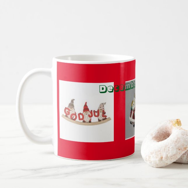 Taza De Café kop de diciembre (Con donut)