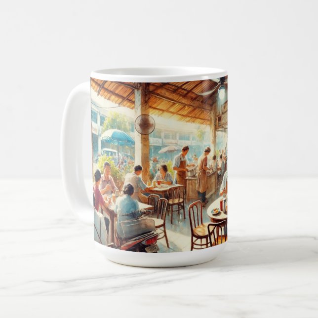 Taza De Café Kopitiam en Penang (Anverso izquierdo)