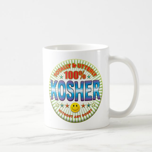 Taza De Café Kosher totalmente (Derecha)