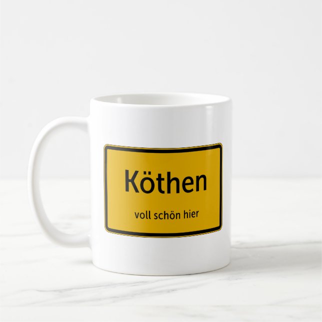 Taza De Café Köthen Tasse Kaffeetasse Teetasse (Izquierda)