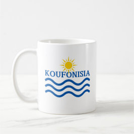 Taza De Café KOUFONISIA Grecia, ondas solares
