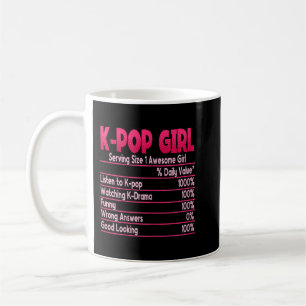 Taza De Café Kpop Chica música pop coreana Kpop
