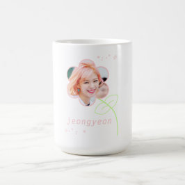 Taza De Café Kpop Jeongyeon Estética adolescente doble