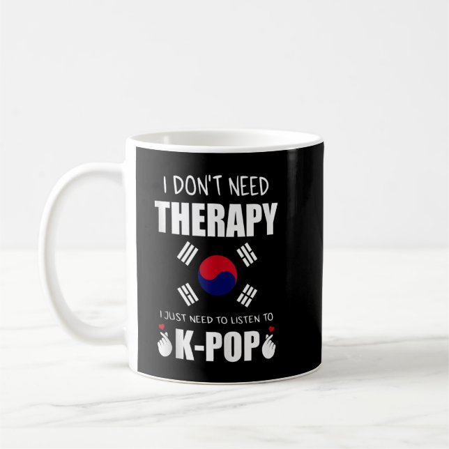 Taza De Café Kpop K-pop Moda estilo coreano Corea del Sur Tank  (Izquierda)