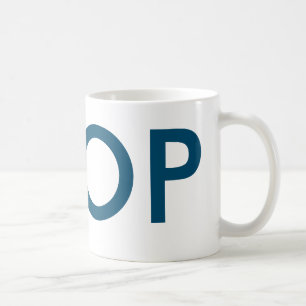 Taza De Café Kpop Regalo para fanático de la música navy
