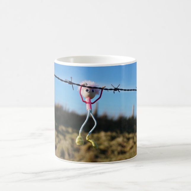 Taza De Café Kracht patser Fubby aan Prikkeldraad. (Centro)