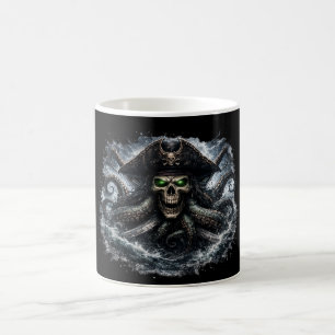 Taza De Café Kraken Pirate Skull Mug – Epic Sea Monster Pirate 