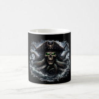 Taza De Café Kraken Pirate Skull Mug – Epic Sea Monster Pirate 